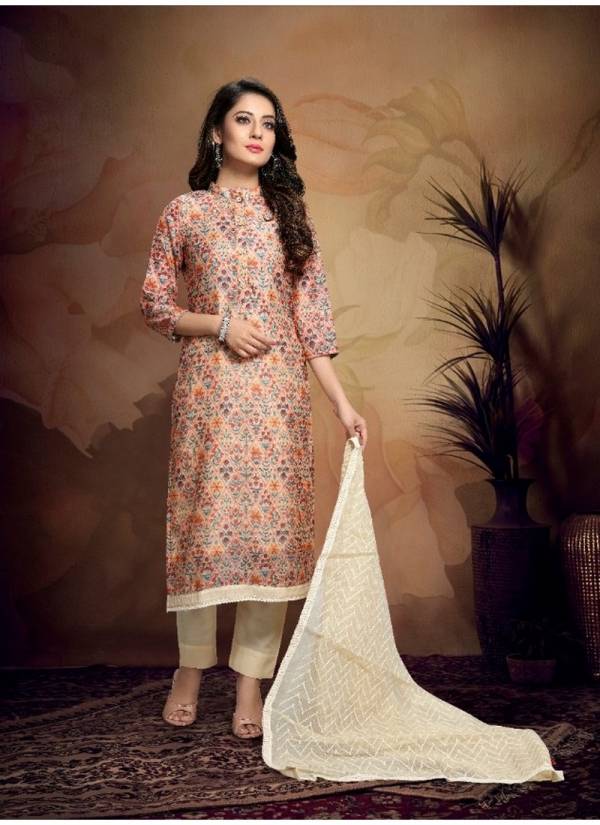 Viva Fashion Kalamkari Vol 1 Latest Traditional Festival Wear Chanderi Dress Material With Seni Cotton Dupatta Collection 